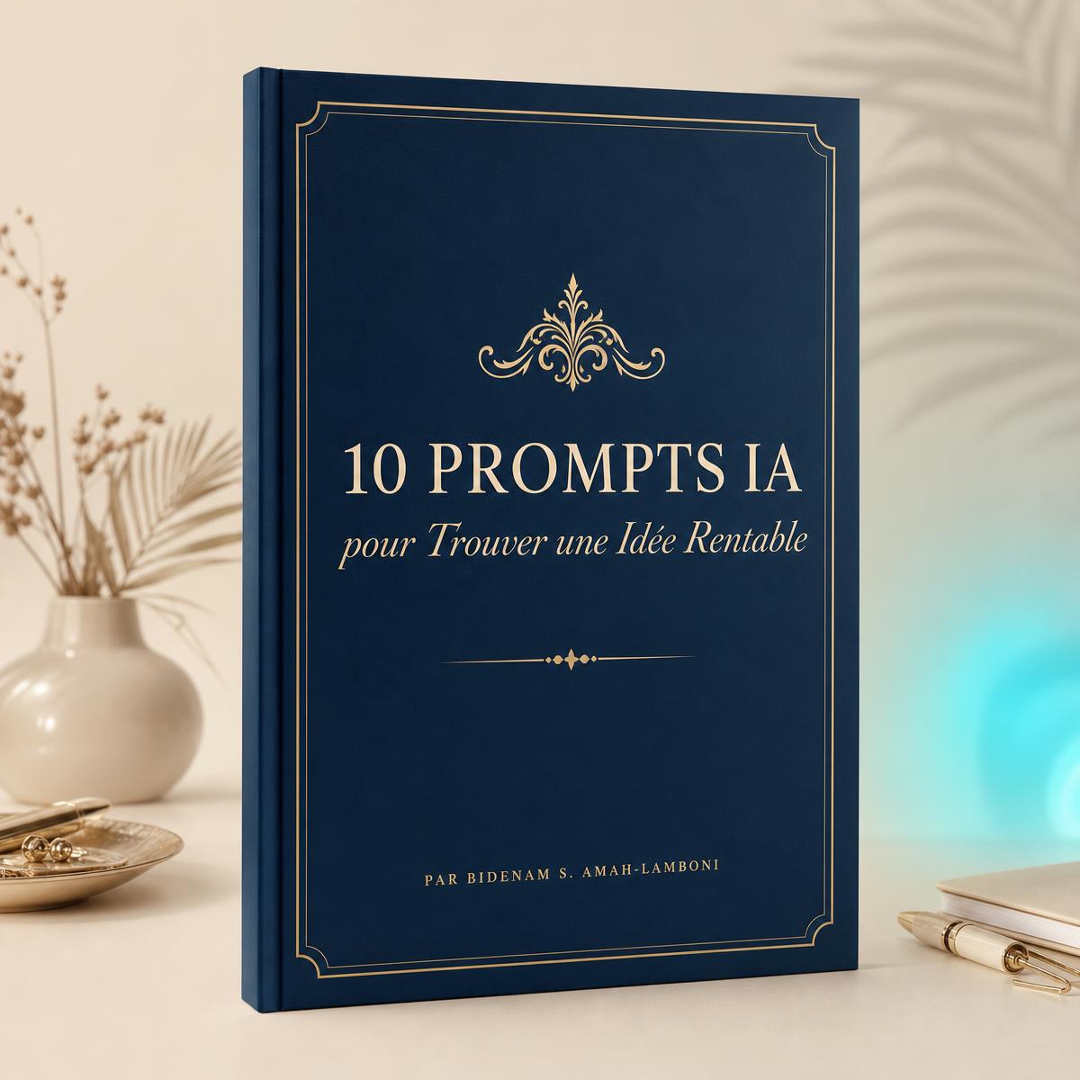 Couverture du guide 10 Prompts IA pour Trouver une Idée Rentable